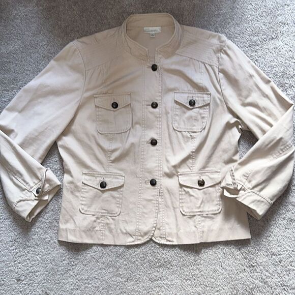 Vintage Dress Barn Military Utility Jacket! - Picture 1 of 12